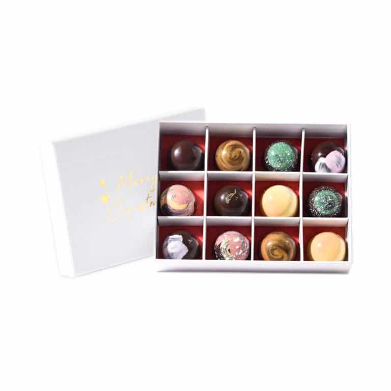 12 piece square - Christmas Corporate Gifts - Little Cocoa